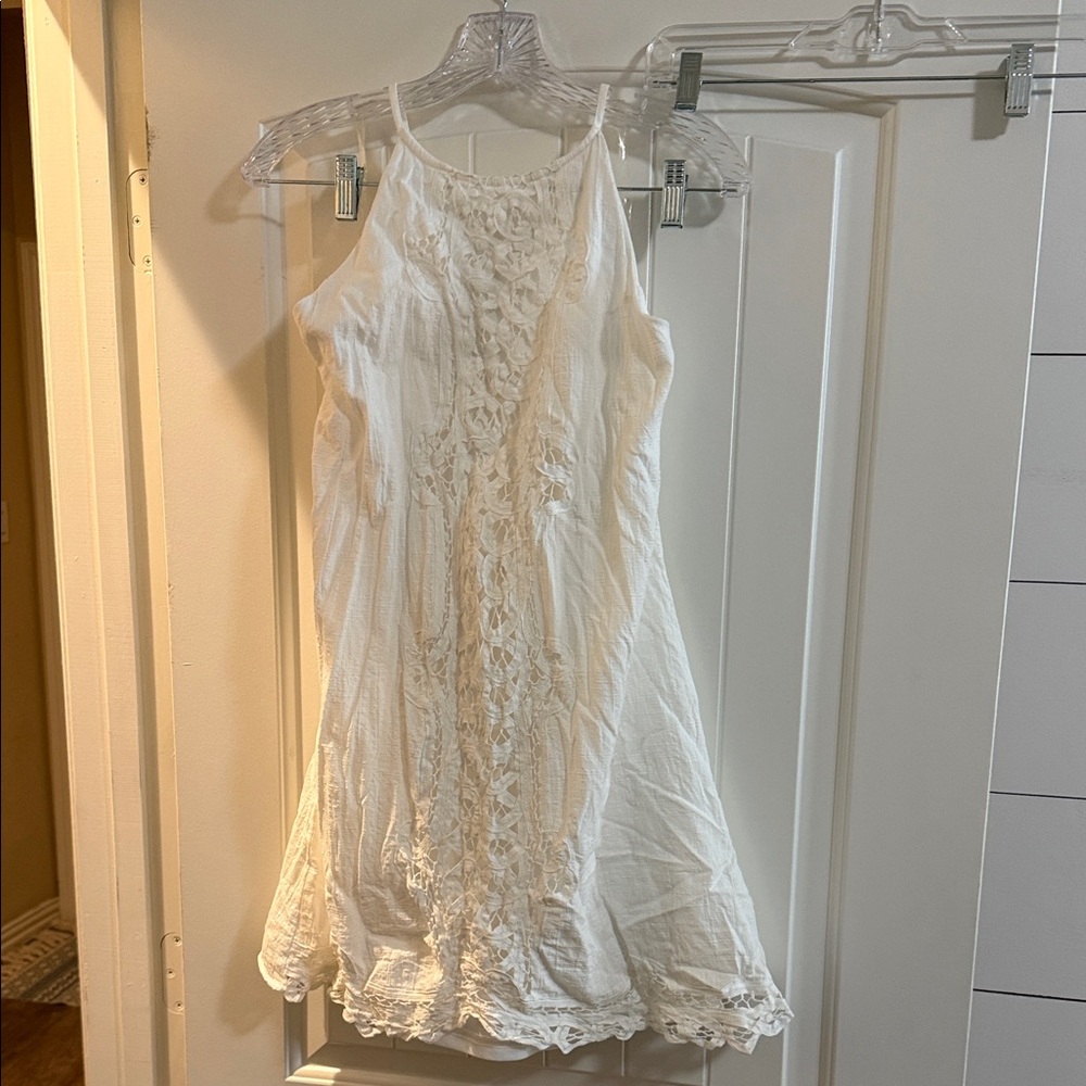 Entro White Lace Dress